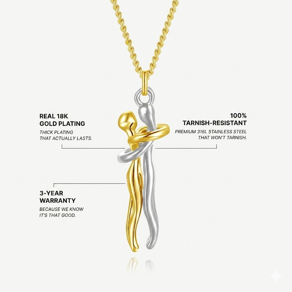 🔥90%off TODAY! Forever Embrace Necklace – A Symbol of Love & Connection Oneswear®