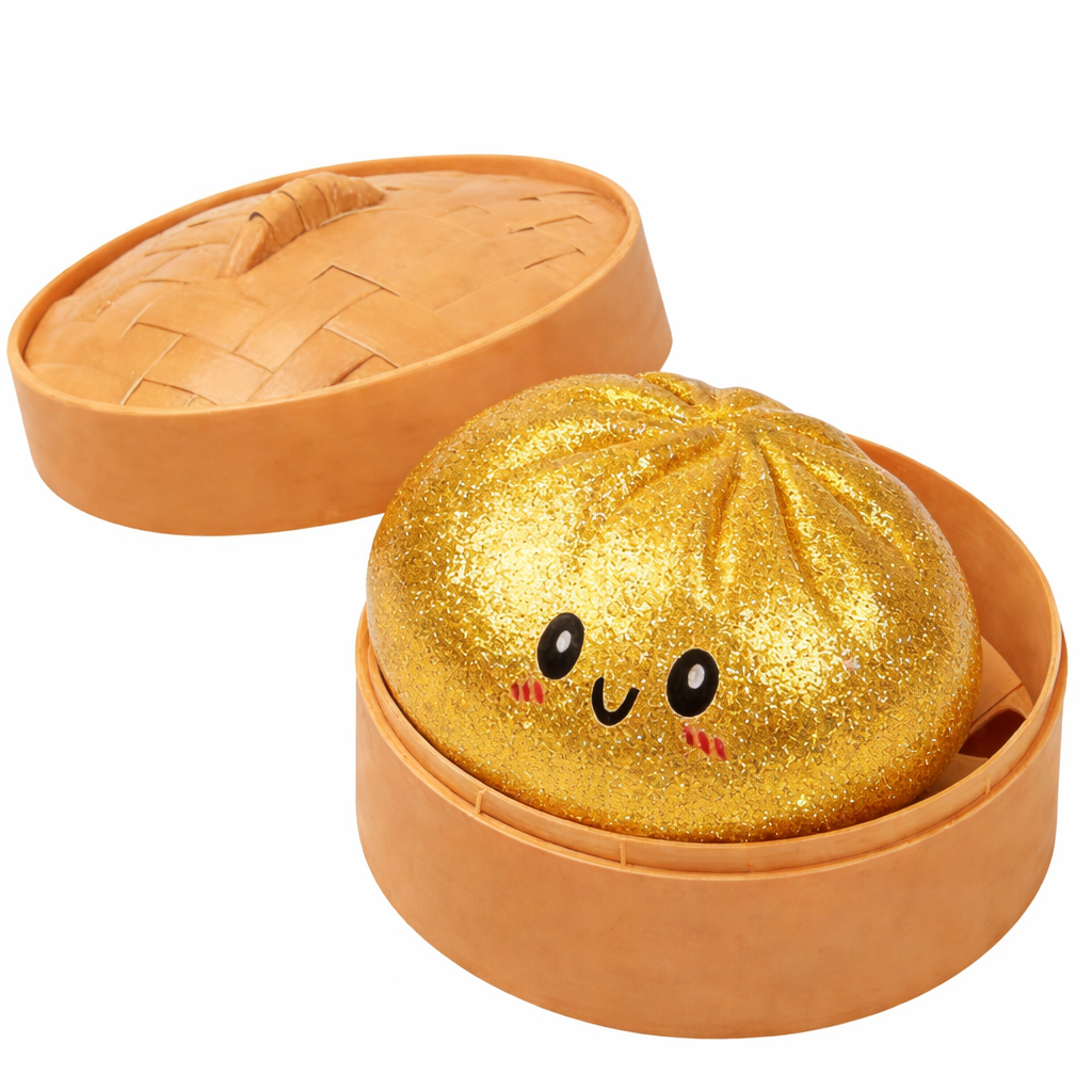 🔥HEATWOLF® Sparkle Dumpling Squishy Box —✨✨Adorable Dumpling Squishy Toy & Anxiety-Relief Gadget