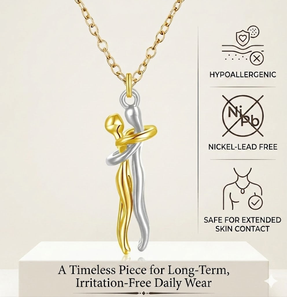 🔥90%off TODAY!丨Oneswear® Forever Embrace Necklace – A Symbol of Love & Connection--Gift Box Packaging🎁