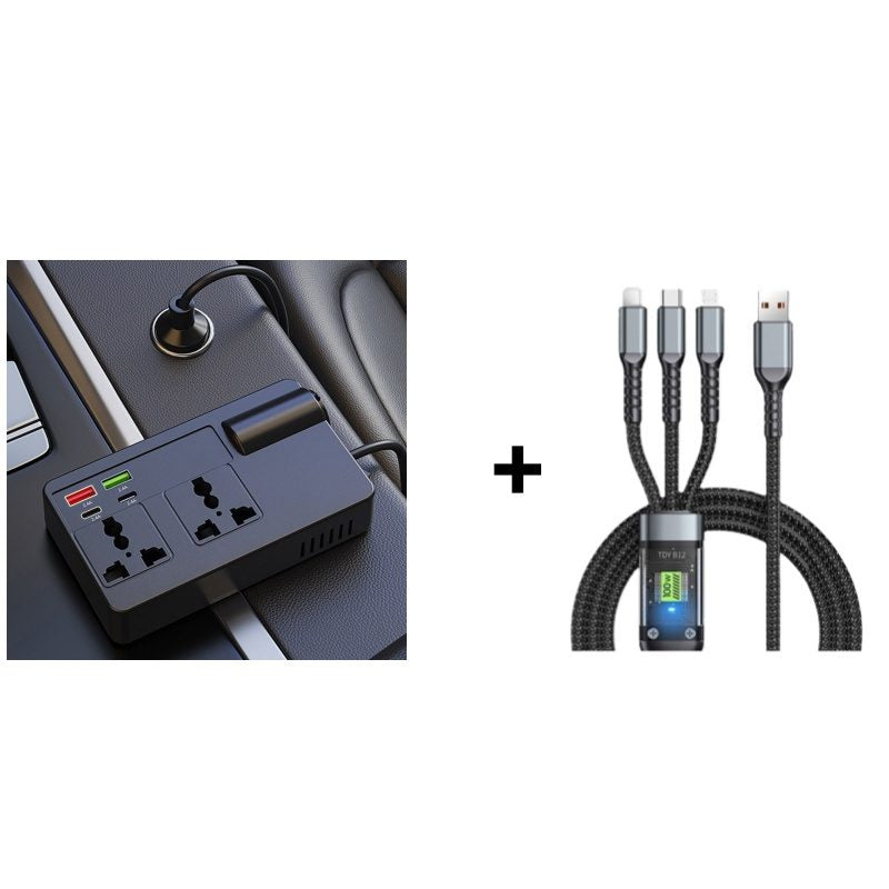 Billhol®🔥2026 New Arrivals: 55% Off for Limited Time!🔥🔋Portable Car Inverter 12V/24V to 220V with Digital Display