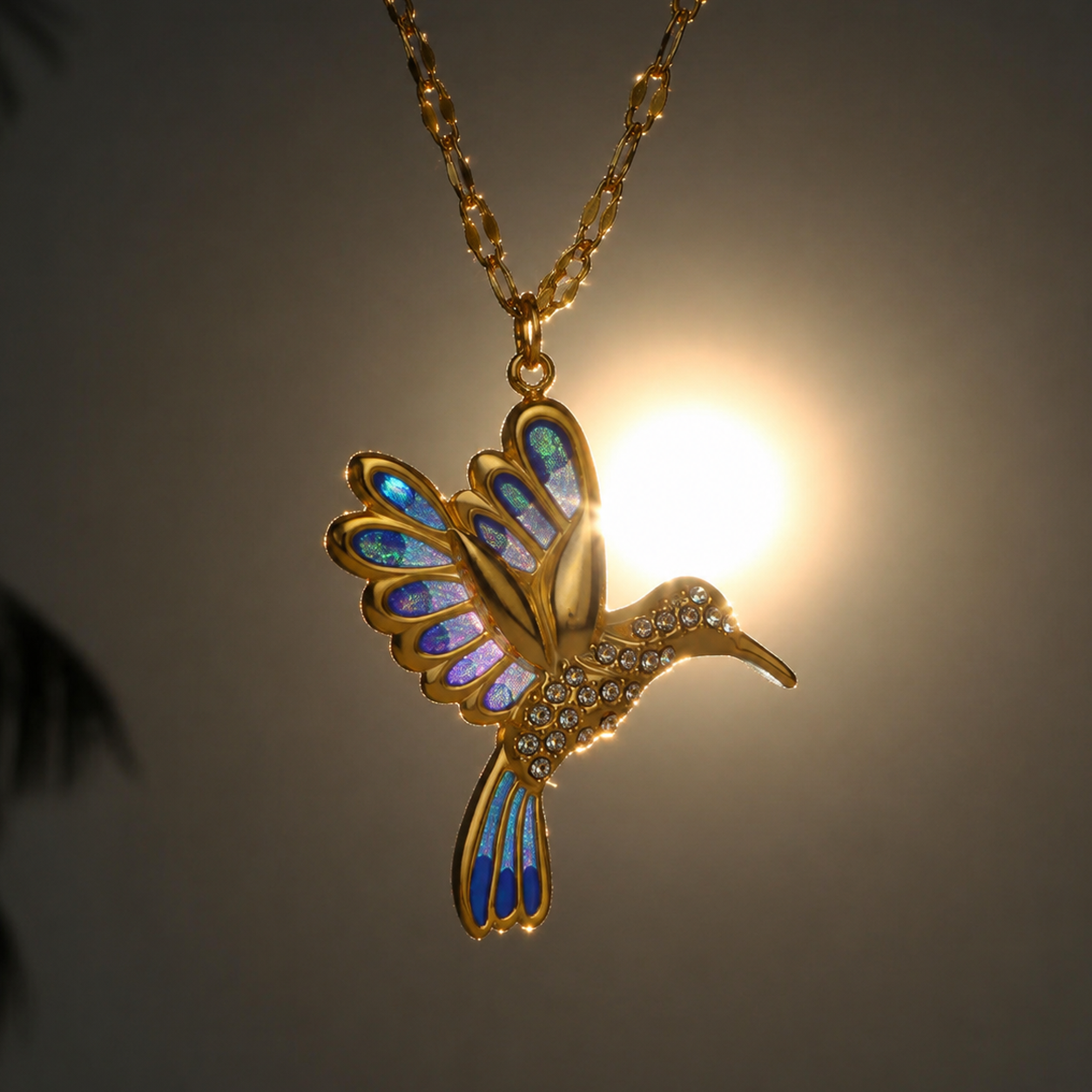 🔥 Final Day: 75% OFF!! | CZTICLE® 🦜 2026 Brand New Upgrade 💥 Exquisite Diamond-Embellished Hummingbird Necklace