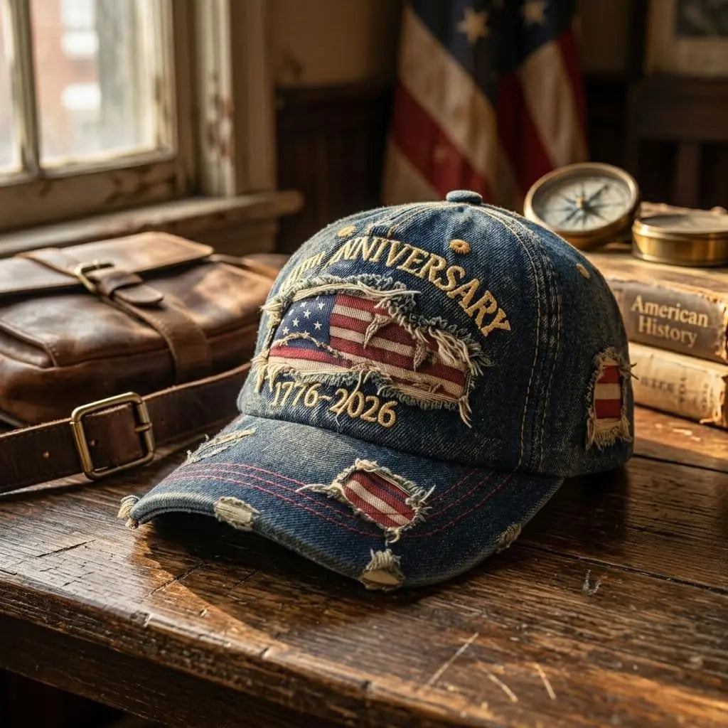 🔥Hot Sell 🇺🇸 Limited Edition ✨2026 USA 250th Anniversary Patriotic Hat – Vintage Heritage Baseball Cap (1776–2026) Paiduis®