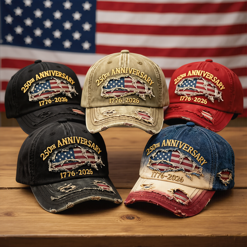 🔥Hot Sell 🇺🇸 Limited Edition ✨2026 USA 250th Anniversary Patriotic Hat – Vintage Heritage Baseball Cap (1776–2026) Paiduis®