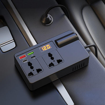 Billhol®🔥2026 New Arrivals: 55% Off for Limited Time!🔥🔋Portable Car Inverter 12V/24V to 220V with Digital Display